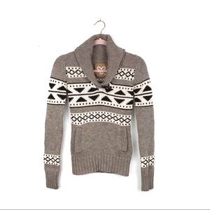 Arizia TNA Cowichan Wool Sweater Size XS